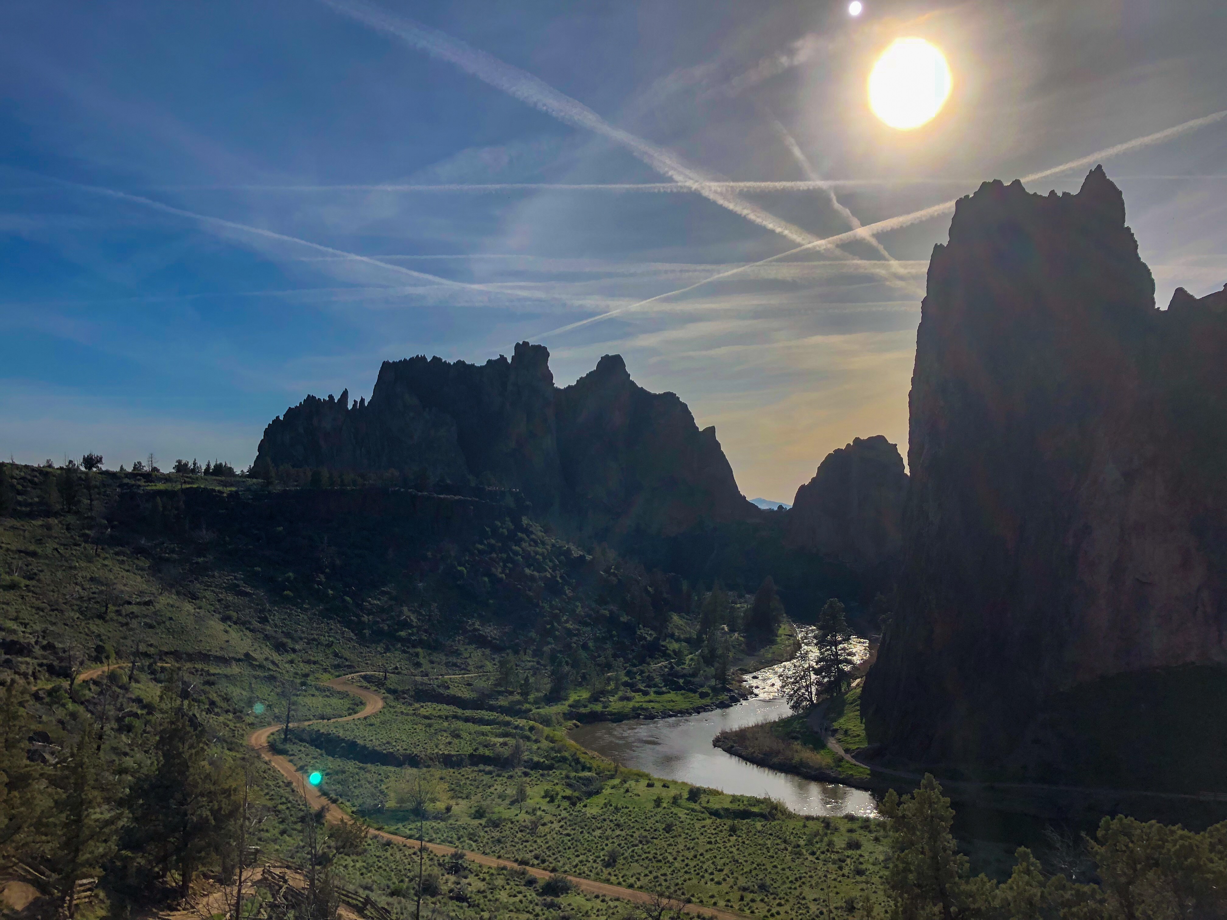 View of Smith Rock, Oregon
